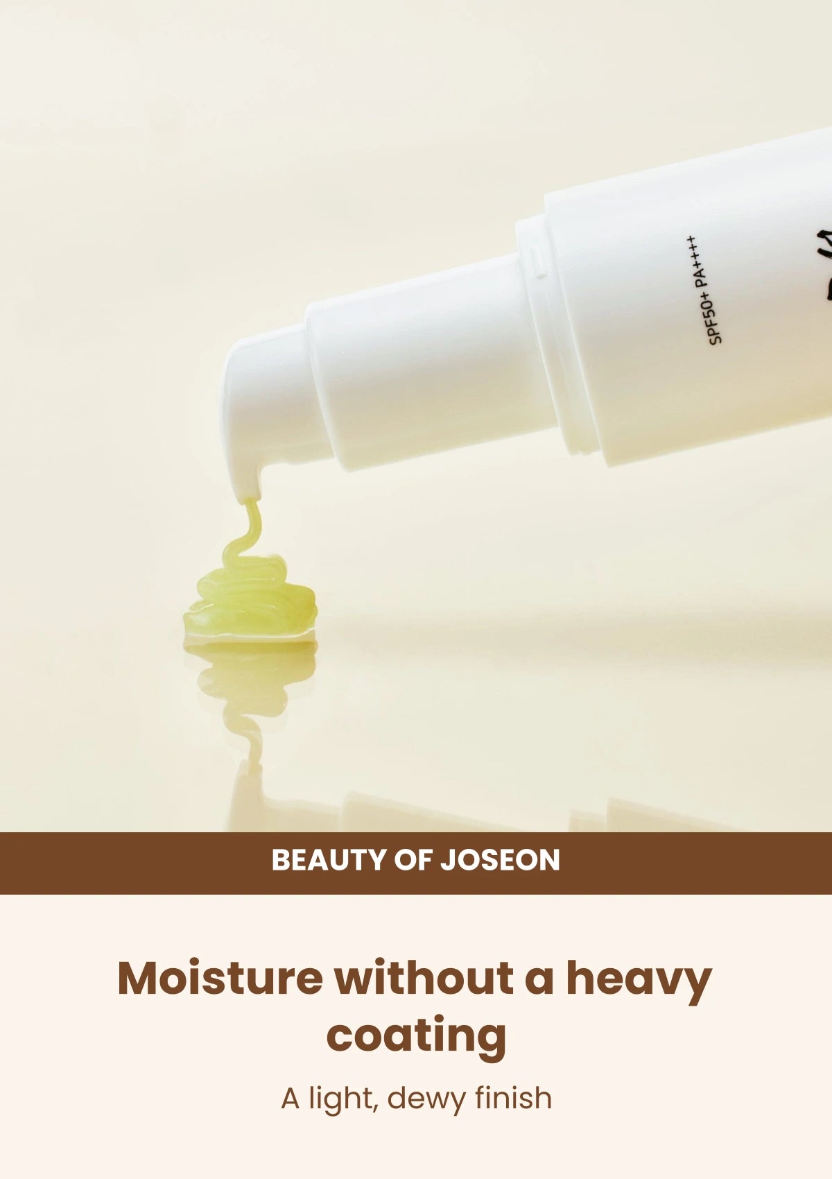 Beauty of Joseon Ginseng Moist Sun Serum SPF50+ PA++++: texture โ Moisture without a heavy coating.